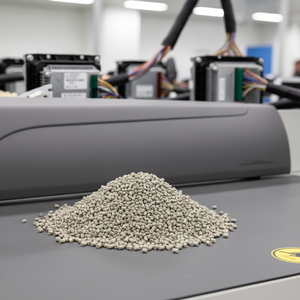حبيبات بلاستيكية مضادة للكهرباء الساكنة من البولي كربونات/<span class=keywords><strong>ABS</strong></span>، سبيكة معدلة للحقن والبثق بألوان مخصصة ومعتمدة من ISO - Product Image 4