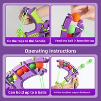Jouet de tir à la cible avec balles souples pour enfants, jouets éducatifs de pratique de tir avec balles souples