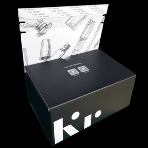 Boîte d'emballage à ouverture facile, boîte cadeau en carton personnalisée avec fermeture à glissière, boîte de livraison express - Product Image 4