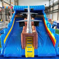 Toboggan aquatique gonflable géant WINSUN en PVC pour usage extérieur, parcs aquatiques commerciaux, aires de jeux, centres commerciaux, enfants et adultes, personnalisable
