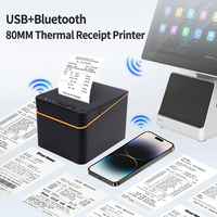 Printer termal 58mm perpustakaan kata multibahasa Mini USB/LAN Bluetooth Printer penerimaan dengan Printer kasir AutoCut