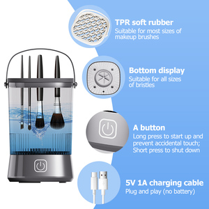 Automatic Make up Brush Cleaning <b>Tool</b> Electric Cosmetic <b>Makeup</b> Brush Cleaner and Dryer Machine - Product Image 2