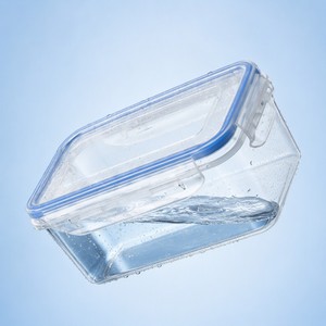密封食品级塑料储物容器 多种尺寸 透明冰箱收纳盒 微波炉冰柜安全使用 餐食准备盒 批发 - Product Image 3