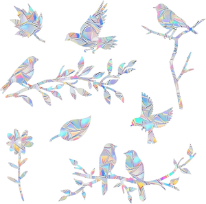 Customized Reusable Eco-Friendly <b>3D</b> Static Cling Paper Window Decal Electrostatic Rainbowsunchaser Glass Decoration <b>Sticker</b> - Product Image 1