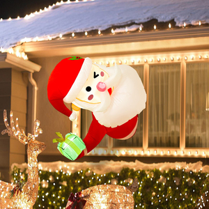 Các mới xuyên biên giới bán chạy nhất giáng sinh Inflatable Santa Claus cửa sổ-Bên ngoài mô hình bơm hơi là bán tốt - Product Image 2