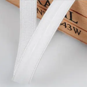 Оптовая продажа, 10 мм, противоскользящая силиконовая эластичная лента для одежды, одежды, нижнего белья