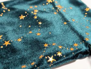 Pochette personnalisée en velours étoilé doré avec cordon de serrage, blanc/rose, taille personnalisée, sac cadeau <span class=keywords><strong>Tarot</strong></span>, sac de rangement style céleste, sérigraphie - Product Image 5