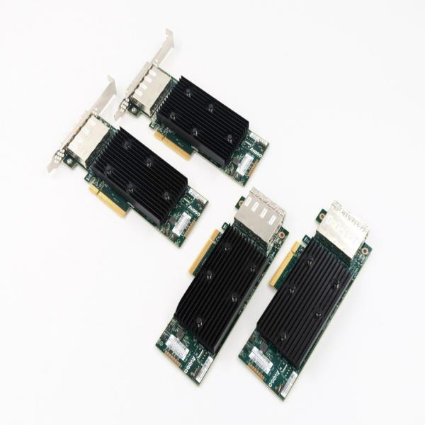 Lot of 4 SAS9305-16e 4-Port PCI-e to 12Gb/s SAS HBA Adapter 03-25704-02005 Programming Controller Industrial Automation