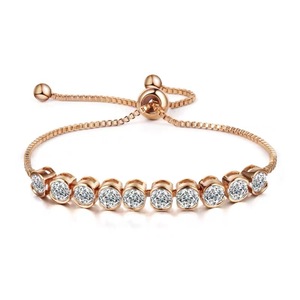 <span class=keywords><strong>Bracelet</strong></span> pour femme plaqué or blanc 18 carats, <span class=keywords><strong>bracelet</strong></span> tennis en argent sterling S925, collection de bijoux, cadeau pour femme/maman - Product Image 3