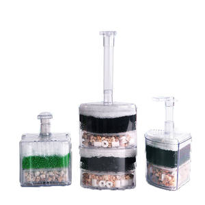 슈퍼 수생 스폰지 바이오 코너 필터 수족관 공기 펌프 - Product Image 1