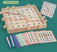 Ensemble d'éveil éducatif : Planche à fil élastique pour la maternelle, favorisant l'intelligence, jouets éducatifs