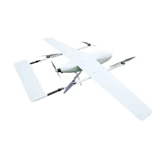 Venda quente Drone de asa fixa para vigilância, drone profissional VTOL de longa distância Pro grande 4K para carga industrial adulto