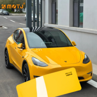 Film de protection de peinture (PPF) TPU couleur jaune tournesol cristallin MOTJ 7,5 mil, auto-réparant, pour carrosserie de voiture de luxe
