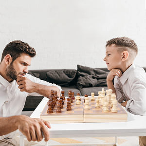 لعبة أطفال لعبة شطرنج خشبية قابلة للطي لعبة الداما اثنين في واحد مزدوجة الملكة عبر الحدود - Product Image 3