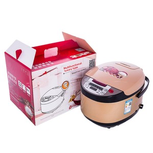 Olla Arrocera Dorada Multifuncional para el Hogar, de Gran Capacidad de 5 Litros, Estilo Leña, con Función de Temporizador, 220V, China - Product Image 1