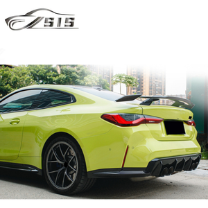 Haute qualité <span class=keywords><strong>prix</strong></span> inférieur 3S 4 série G80 G82 M3 M4 matériel en Fiber <span class=keywords><strong>de</strong></span> carbone sec aile arrière adaptée pour G82 M3 voiture Auto aileron <span class=keywords><strong>de</strong></span> <span class=keywords><strong>toit</strong></span> arrière - Product Image 1