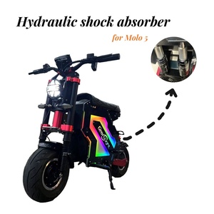 Pièces de rechange améliorées pour trottinette électrique Geofought Molo5, amortisseur arrière de 150 mm, suspension hydraulique en alliage d'aluminium - Product Image 1