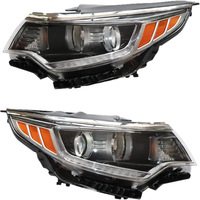 Conjunto de Faros Delanteros LED de Doble Lente Bi-Proyector de Alta Gama con Especificaciones Estadounidenses OEM 92101D5050 92102D5050 para Kia K5 2016-2018