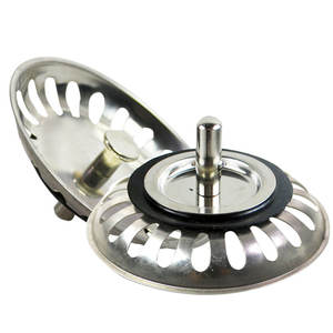 WaiiHO 005 Lot de 2 bouchons de vidange en acier inoxydable pour éviers de cuisine standard et la plupart des drains d'évier de cuisine standard - Product Image 6