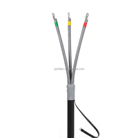 Kit de terminaison de câble rétractable à froid Shuangfeng 1-35 kV 1/3 conducteurs, certifié ISO9001, en caoutchouc silicone, fabriqué à Zhejiang pour l'alimentation moyenne tension