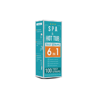 Bandelettes de <span class=keywords><strong>test</strong></span> 6-en-1 pour spa et piscine – Kit de <span class=keywords><strong>test</strong></span> rapide de la qualité de l'eau (<span class=keywords><strong>pH</strong></span>, chlore, alcalinité, CYA, dureté) – 100 bandelettes - Product Image 3