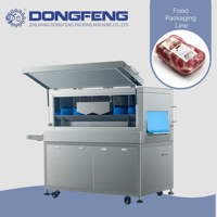 Machine de rétraction industrielle et commerciale à eau chaude, type tunnel à rideau d'eau, pour la rétraction automatique de viande, saucisses et fromages