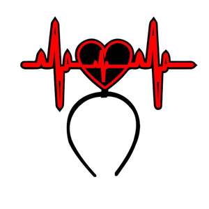 Serre-têtes Cœur Battant d'Halloween pour Enfants et Adultes, Garçons et Filles - Product Image 3