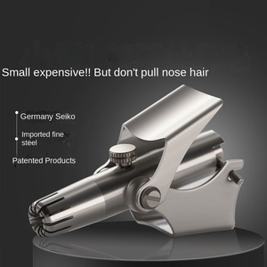 Vente en gros Nouveau tondeuse manuelle en acier inoxydable portable pour hommes et femmes pour le nettoyage des <span class=keywords><strong>poils</strong></span> <span class=keywords><strong>du</strong></span> <span class=keywords><strong>nez</strong></span> Lavable pour la coupe et le rasage - Product Image 3