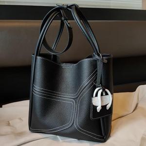 Andong Leather Genuine Leather Casual Female <b>Handbags</b> <b>Large</b> Capacity Hand Bags for <b>Women</b> 8602 - Product Image 3