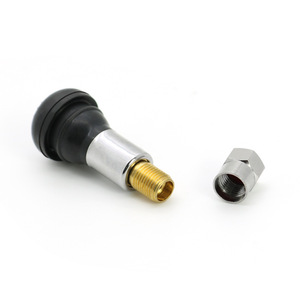 Tiges de valve de pneu tubeless TR414C TR413C en alliage d'aluminium et caoutchouc pour voitures particulières, taille américaine - Product Image 3