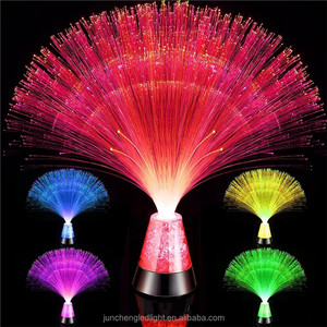 Romantic Love Ice Crystal Base fibra ottica LED Night Light lampada da tavolo decorativa san valentino Sweetheart Wife Gifts - Product Image 6