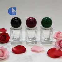 Botella de Perfume de Vidrio de Lujo, Multiusos, 30ml 50ml 100ml 200ml, Recargable, con Pulverizador y Tapa