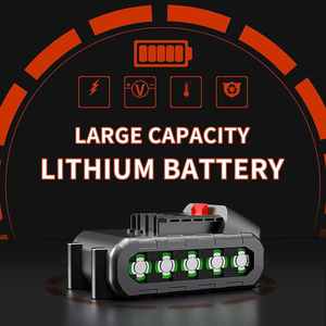 Désherbeur électrique sans fil, tondeuse à gazon sans fil 3-en-1 / débroussailleuse / taille-bordures avec 2 batteries 21V et roues - Product Image 6