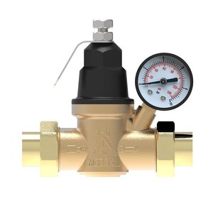 Wholesale Industrial-Grade Manual Brass Pressure Reducing Valve With Pressure <strong>Gauge</strong> Pressure Balance Valve for General Use - Product Image 3