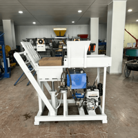 Machine de fabrication de briques en argile à moteur hydraulique diesel, écoénergétique et écologique, modèle Lagos, la plus vendue