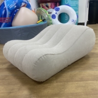 Sofá de Aire Moderno de PVC Portátil Inflable para Exteriores Económico Plegable y Reclinable para Dormitorio o Juguetes Sexuales para Parejas