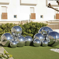 Boule miroir gonflable personnalisée en PVC pour événements commerciaux, scène, fête, décoration