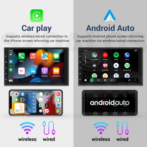 Xe Stereo Android GPS navigation 4 core 2 + 32 gam Android đài phát thanh xe Wifi Carplay 9inch Xe Video player Android đa phương tiện - Product Image 2