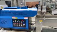Granulateur de recyclage plastique à vis simple avec refroidissement par eau
