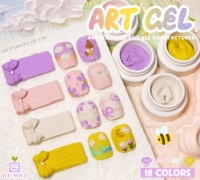 Gel de sculpture professionnel pour nail art, haute qualité, pour modelage DIY 3D, 4D, 5D, conception d'ongles sculptés, marque privée