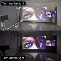 Whocom E700 2560x1440p 2.4/5G WIFI Home Cinema 4K Android 11 Smart tv Home LED projecteur
