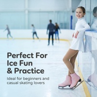 Patins à glace synthétiques personnalisés, résistants au froid, pour femmes, pour la patinage artistique