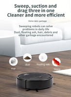 Robot aspirateur 3 en 1 rechargeable sans fil 1500pa pour la maison