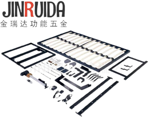 Jin rui da cơ chế phần cứng giường Murphy gấp hàng đầu hạng nặng, hệ thống giường tường tiết kiệm không gian 3 trong 1 với ghế sofa & bàn tích hợp - Product Image 4