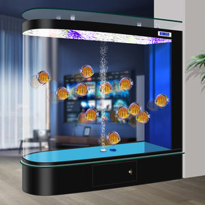 2025 Nieuwe Ontwerp Kogelvormige <span class=keywords><strong>Aquarium</strong></span> Vloerstaande Grote Goudvissentank Met Kamerverdelerfunctie - Product Image 3