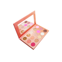 Haute Qualité Lumineux Shimmer Finition Glitter Mat Fard À Paupières Palette Lumière Sombre Tons De Peau Usine En Gros Maquillage Poudre Pour Les Yeux