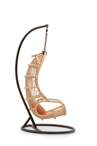 Fauteuil suspendu confortable en forme de lune pour l'extérieur et les chambres à coucher, vente en gros à Foshan - Product Image 3