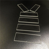 Verre trempé optique incassable personnalisé par le fabricant, avec revêtement AR, haute qualité, faible teneur en fer, 1 mm, 2 mm, revêtement FTO ITO