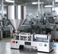 Machine de remplissage de pâtes pour la sauce tomate, la sauce chili, la sauce aux haricots, la sauce au sésame, la sauce moutarde, la sauce barbecue, la sauce piquante, la sauce pour pâtes, la sauce tomate, la sauce gravy, machine d'emballage