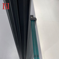 Ventanas abatibles de doble acristalamiento personalizadas de marca superior Diseño moderno Columpio Estilo abierto Marco de aluminio EPDM Ventana de imagen compatible con el hogar